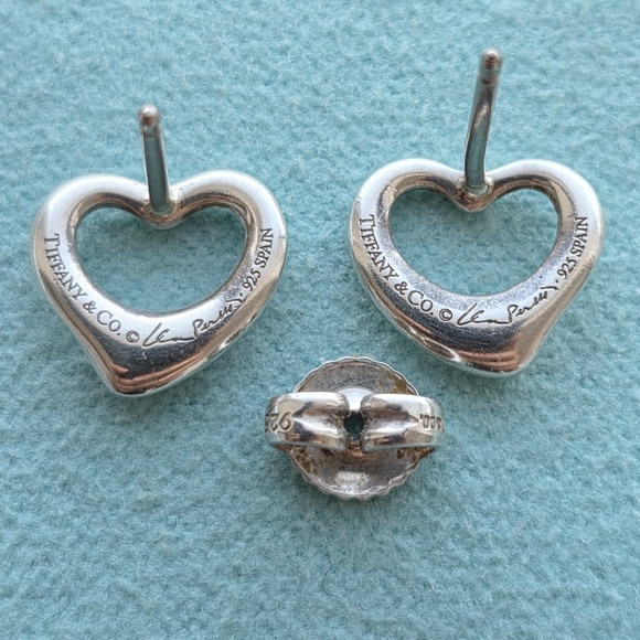 Peretti open heart stud earrings - Picture 5 of 7